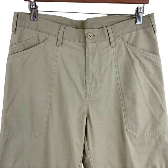 Patagonia Mens Organic Cotton Straight Leg Pants Khaki Sz 33 x 30 - Picture 3 of 8